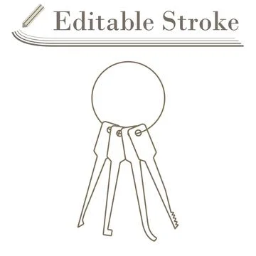 Lockpick Icon Stock Illustration