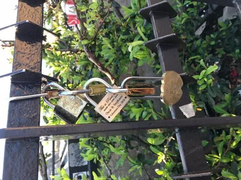 Locks of Love 2 Stock Photos