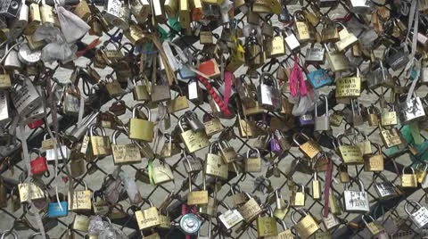 The locks of love Stock Footage 10723403
