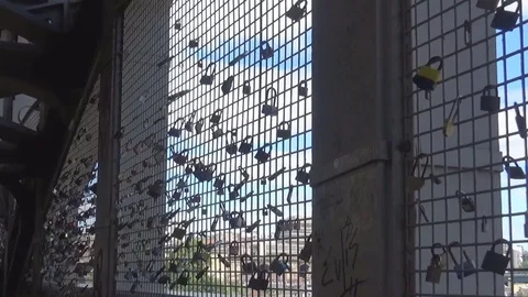 Locks of love Stock Footage 82365013