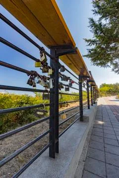 Locks of love Stock Photos