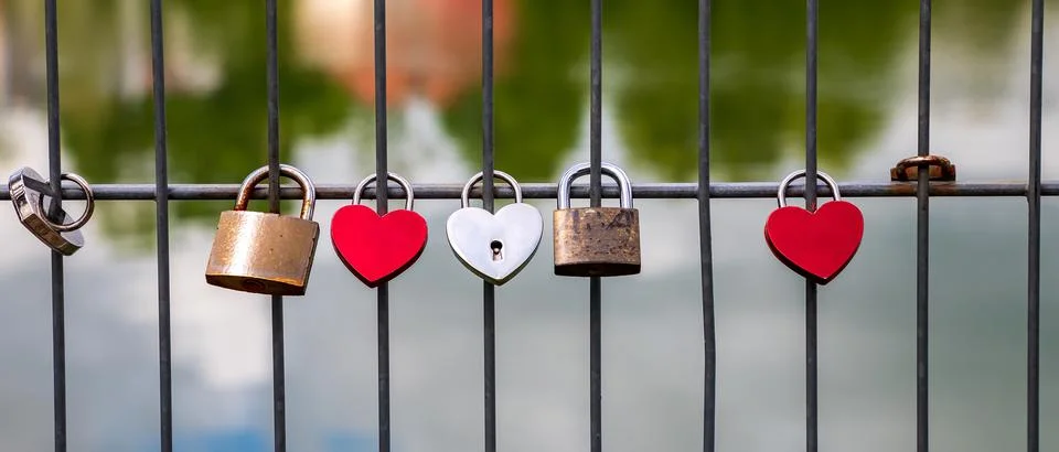 Locks of love Stock Photos