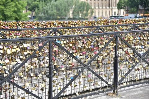Locks in Paris Stock Photos