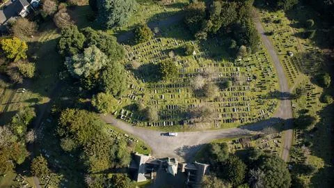 Locksbrook Cemetery. Stock Photos