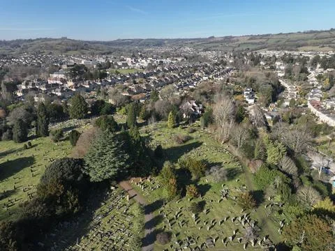 Locksbrook Cemetery. Foto stock