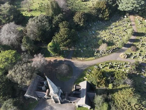 Locksbrook Cemetery. Stock Photos