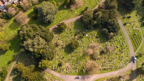 Locksbrook Cemetery. Stock Photos