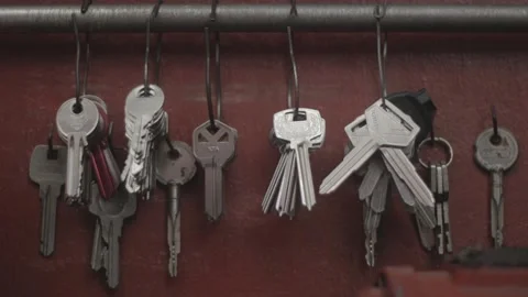 A Locksmith Working at His Stall in Sta. Mesa Manila Stock Footage 230088742