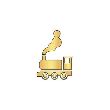 Locomotive computer symbol Illustrazione stock
