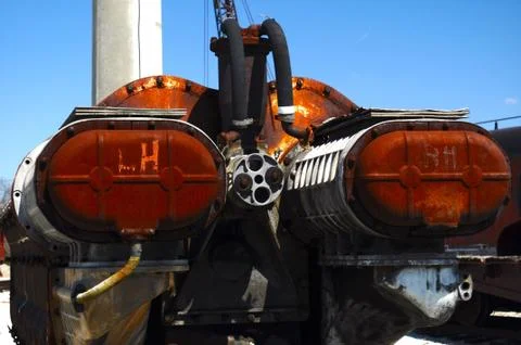 Locomotive engine part Фото