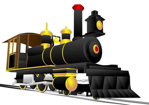 Locomotive Stock Illustration