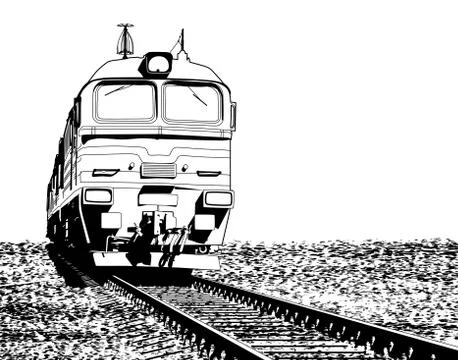 Locomotive Illustrazione stock