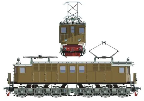 Locomotive Illustrazione stock