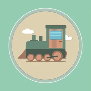 Locomotive Stock Illustration