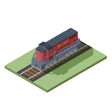 Locomotive Stock Illustration