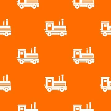 Locomotive pattern seamless イラスト素材
