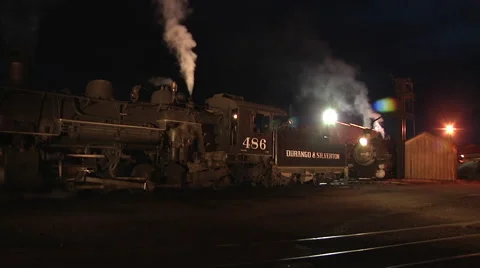 Locomotive Precision Parking Stock Footage 44154995