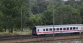 Locomotive Push Car Wagon Intercity Train Shunting Maneuver Near Railway Station 4k or 4k+ Resolution