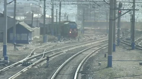 Locomotive train Stock Footage 10840260