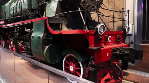 A locomotive, train Stock Footage 269144424