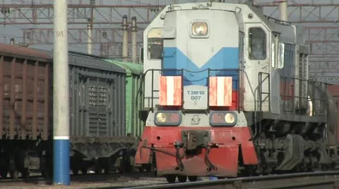 Locomotive, train, rail Stock Footage 10840242