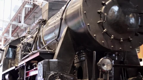 A locomotive, train view from bottom to top Stock Footage 269144722