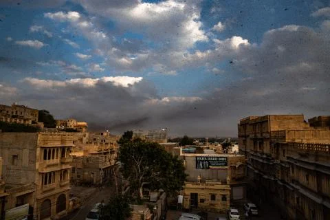 Locusts attack Stock Photos