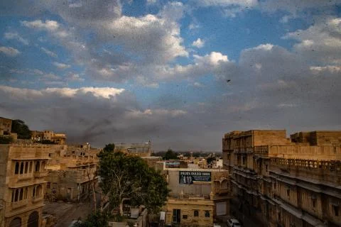 Locusts attack Stock Photos
