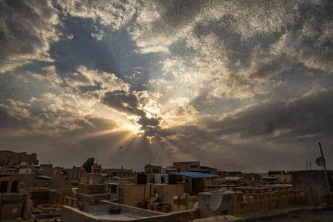 Locusts attack Stock Photos