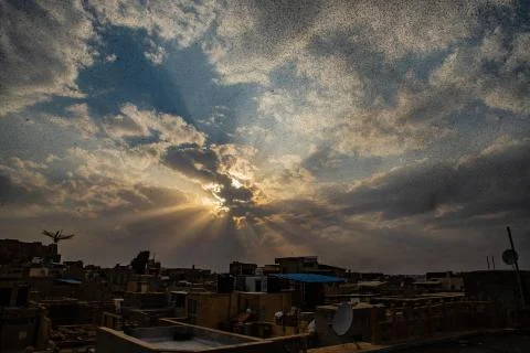 Locusts attack Stock Photos