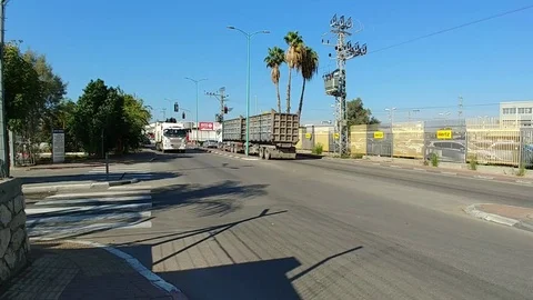 Lod industrial zone Stock Footage 84046939