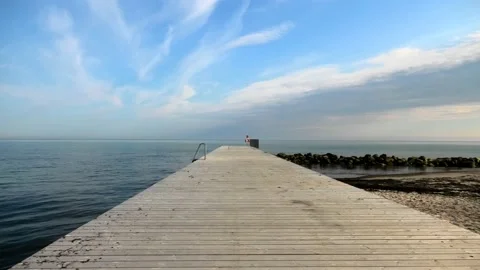 Löderup, Skåne, Sweden, Baltic Sea Stock Footage 219820208