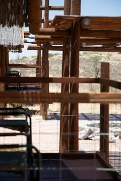 Lodge in Botswana Stock Photos