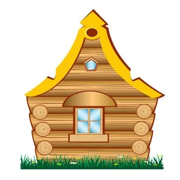 Lodge from tree Stock Illustration