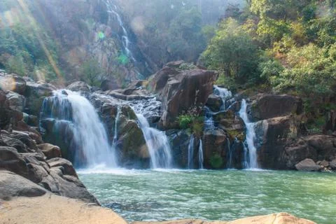 Lodh waterfall. Stock-Fotos