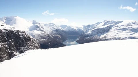 Loen Mountain Area Vídeo Stock 88786539