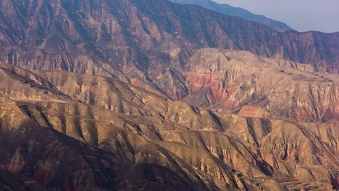 Loess Plateau daytime 3 Stock Footage 83994137