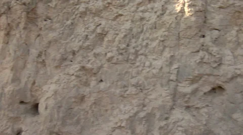 Loess sediment wall. Stock Footage 39805023