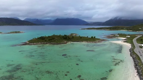 Lofoten Aerial Shoot Stock Footage 138426344