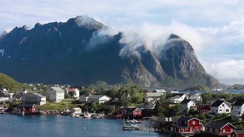 Lofoten archipelago Stock Footage