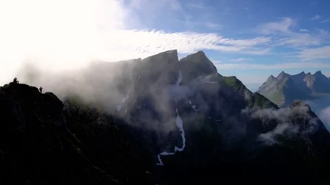 Lofoten archipelago Stock Footage