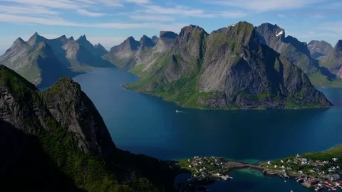 Lofoten archipelago Stock Footage 75200395