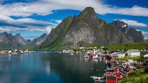 Lofoten archipelago Stock Footage 75200465