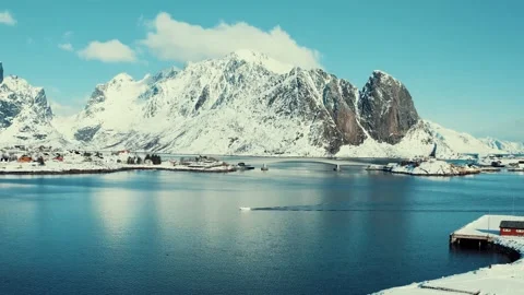Lofoten coastline Stock Footage 228673625