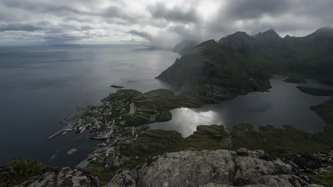 Å in Lofoten Stock Footage 88240583