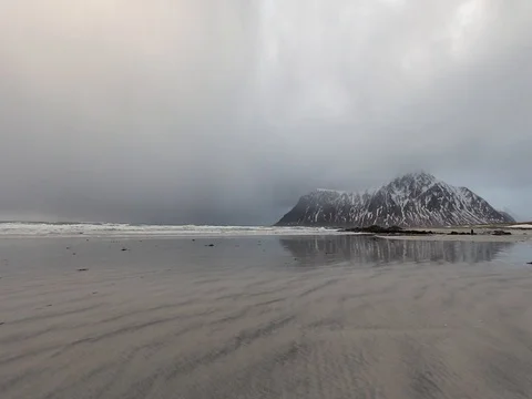 Lofoten islands. Beautiful Norway spring landscape. HD Footage. Stock Footage