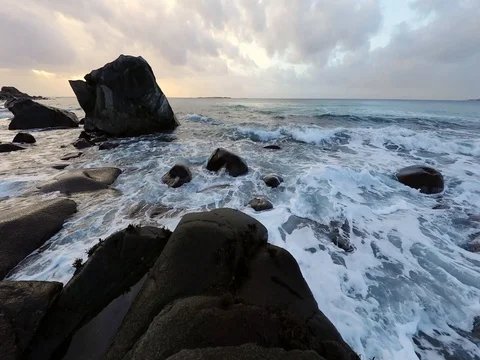 Lofoten islands. Beautiful Norway spring landscape. HD Footage. Stock Footage