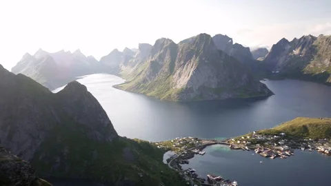 Lofoten islands Stock Footage 125865127
