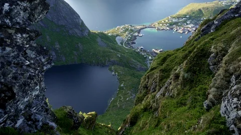 Lofoten islands Stock Footage 125865395