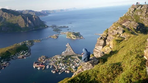 Lofoten islands Stock Footage 125865539